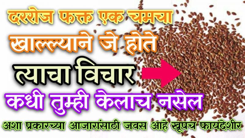 जवस खाल्ल्याने जे होते त्याचा विचार कधीही केला नसेल; जाणून घ्या जवस खाण्याचे चत्मकारिक फायदे.!