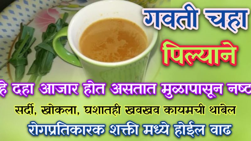 गवती चहा पिल्याने हे “१०” आजार होतील कायमचे दूर; जबरदस्त रोगप्रतिकारक शक्ती वाढेल.!
