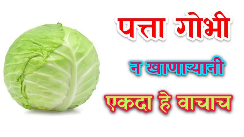 जर तुम्ही सुद्धा पत्ता गोबी खात असाल तर ही माहिती नक्की वाचा; जाणून तुम्हीसुद्धा व्हाल आश्चर्यचकित.!