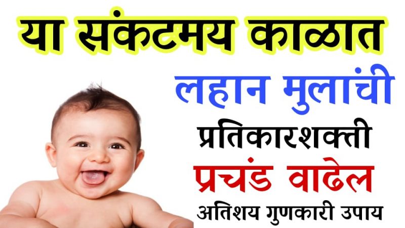 संक्रमणापासून मुलांना वाचवायचे असेल तर या 3 पदार्थांपैकी किमान 1 पदार्थ नक्कीच खायला द्या.!