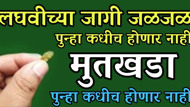 पुन्हा मुतखडा न होण्यासाठी सगळयात सोप्पा घरगुती उपाय; ल’घवी’ची जळजळ थांबेल, ल’घ’वी होईल साफ.!