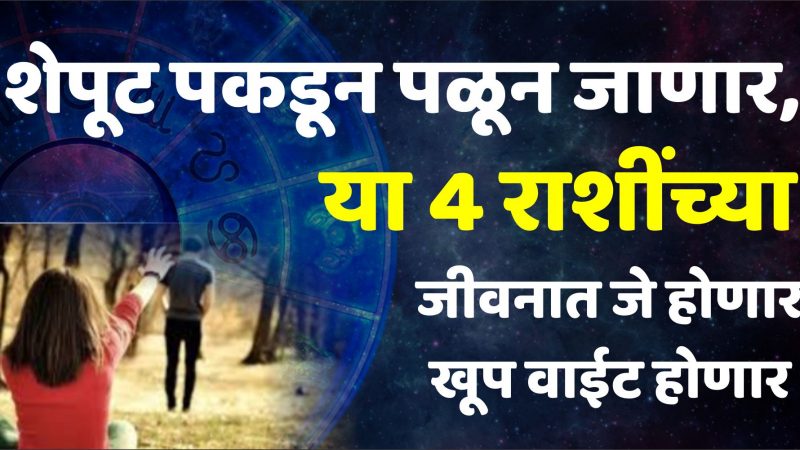 शेपूट पकडून पळून जाणार, या 4 राशींच्या जीवनात जे होणार खूप वाईट होणार
