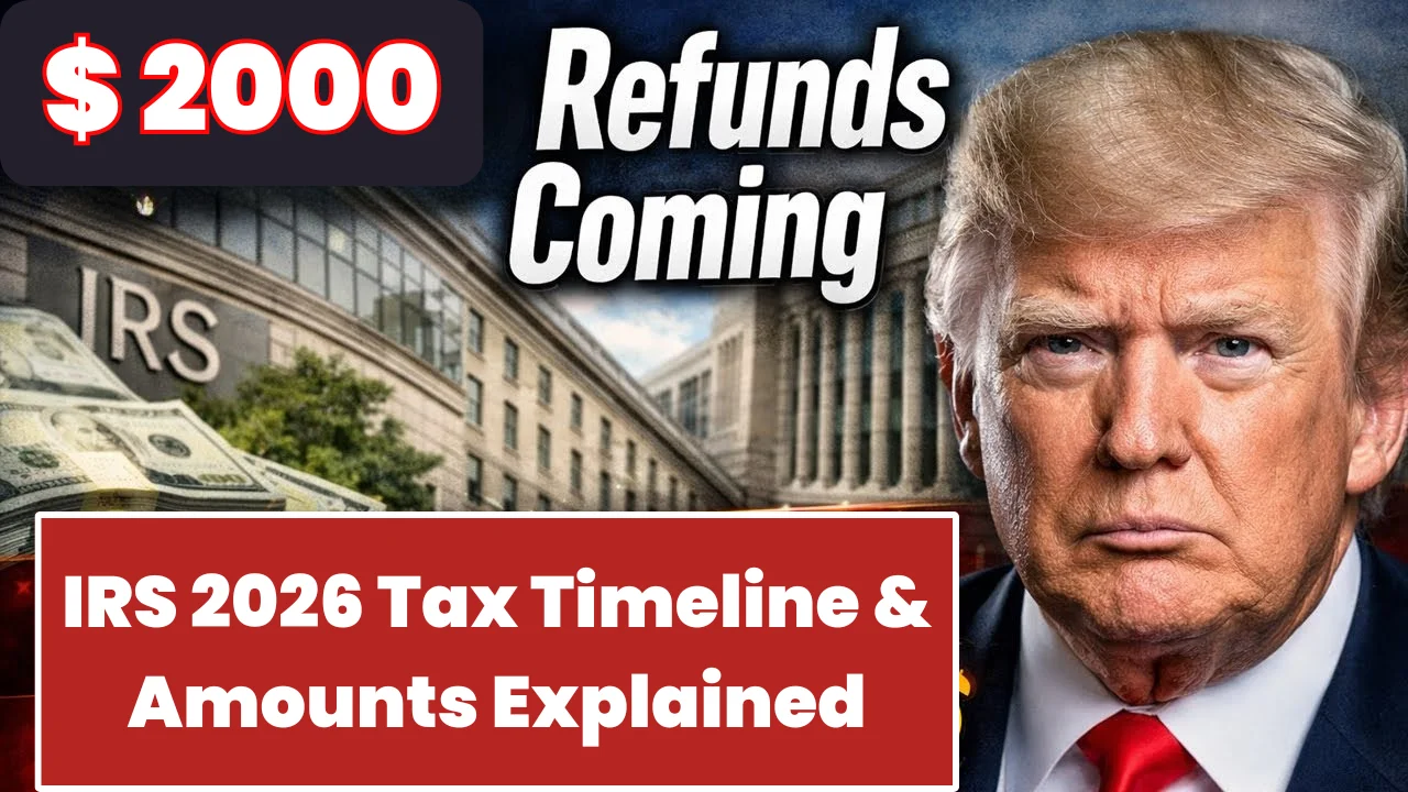 IRS 2026 Tax Timeline & Amounts Explained